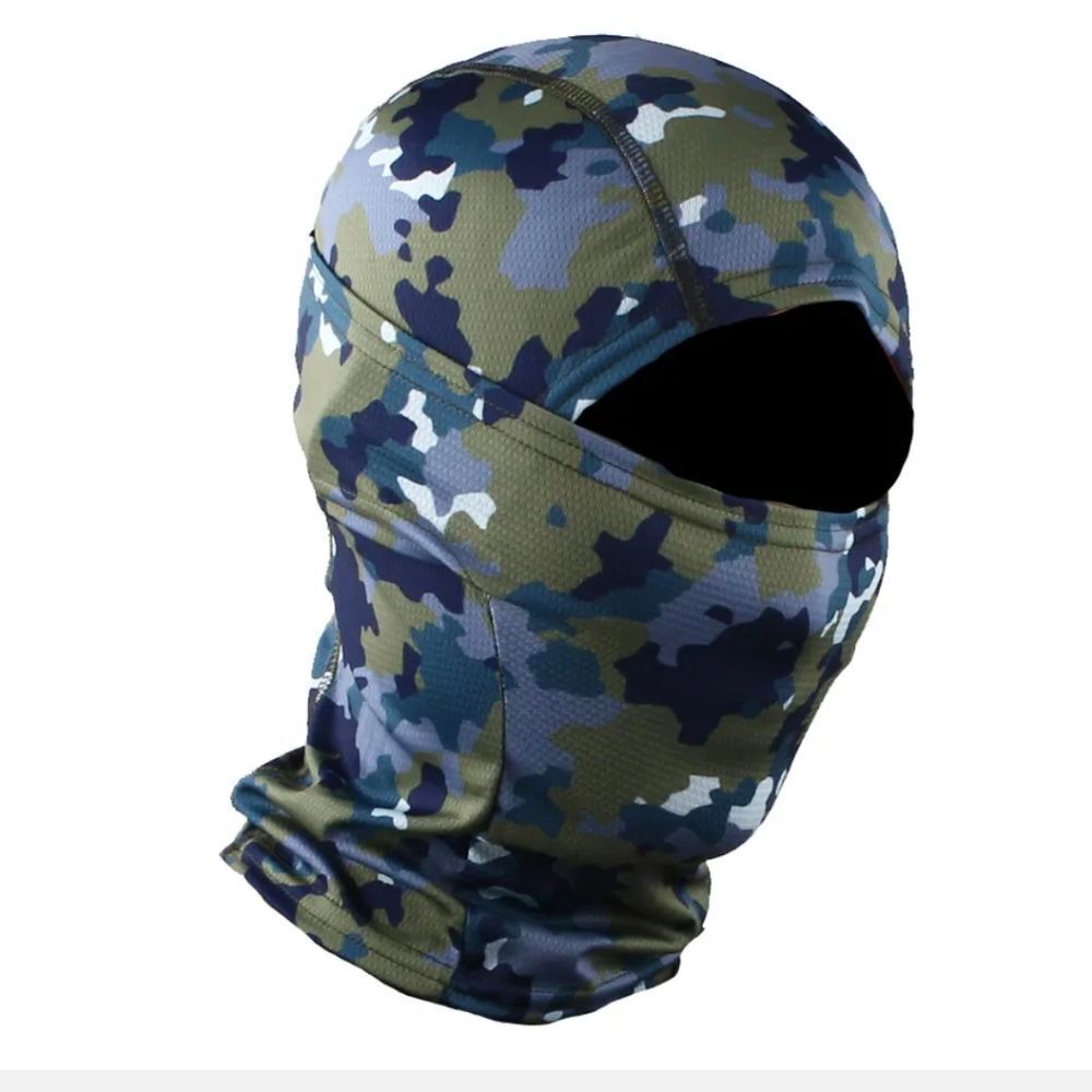 Balaclava Camo Face Mask UV Protection Hood Outdoor Tactical Skiing Cycling Mask